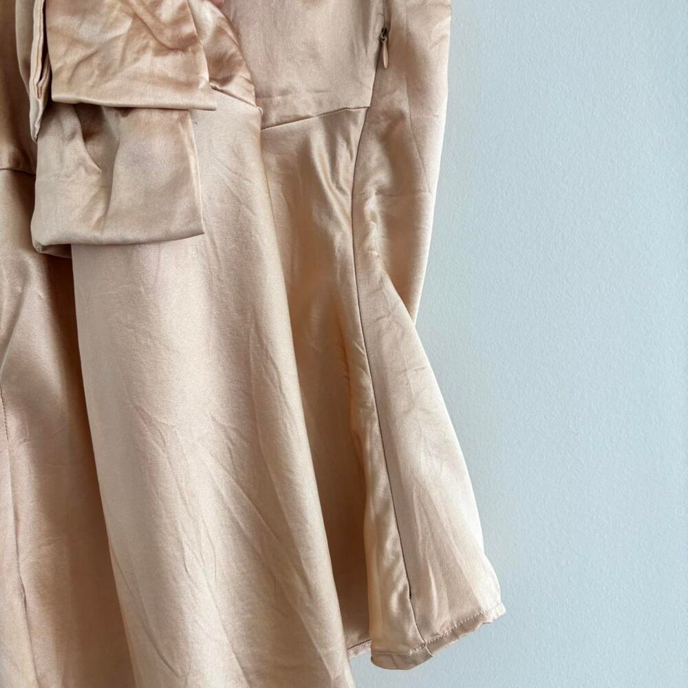 Vintage Tracy Reese 100% Silk Top Embellished Collar Women's Size 6 - Picture 4 of 8